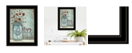 Trendy Decor 4U Enjoy the Little Things by Tonya Crawford, Ready to hang Framed Print, Black Frame, 15" x 19"